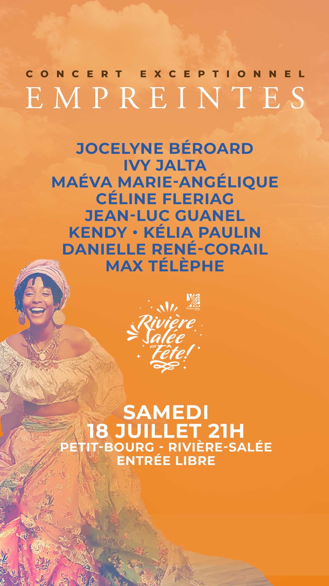 Empreintes — Concert exceptionnel, Petit-Bourg, samedi 18 juillet